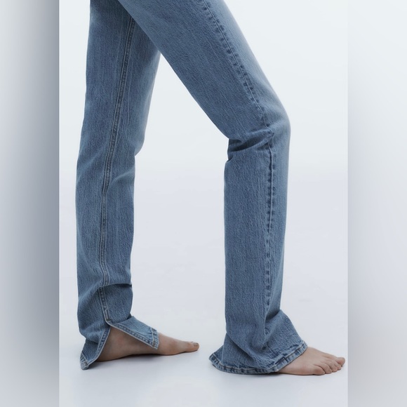 Zara jeans split leg size 26 - Picture 2 of 7